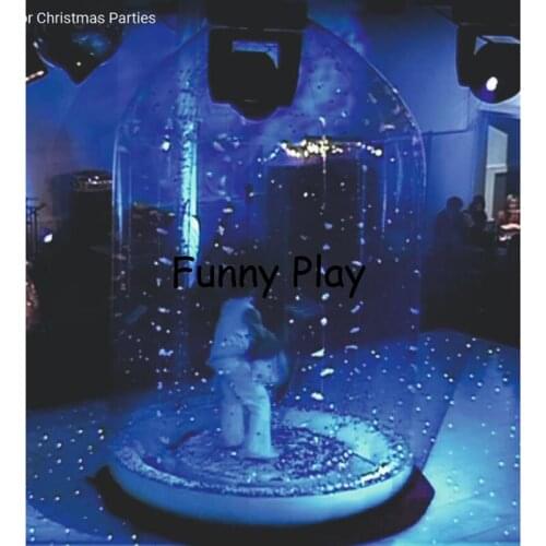 Inflatable snow globe balacing act perfect dancing ball for new year parties Transparent Inflatable Clear Camping bubble Tents