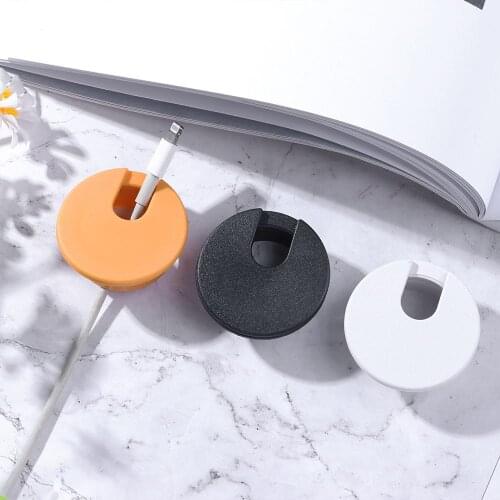 35/50mm PC Computer Desk Plastic Grommet Table Cable Tidy Wire Hole Cover Cap Plug ABS Wire Hole Covers Grommet Cable Hole Cover