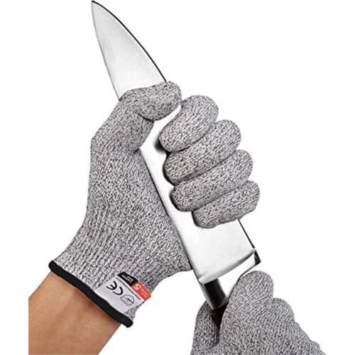Anti-cut Outdoor Fishing Gloves Knife Cut Resistant Protection Touch Screen Anti-Slip Ultra-thin Steel Wire Mesh Gloves