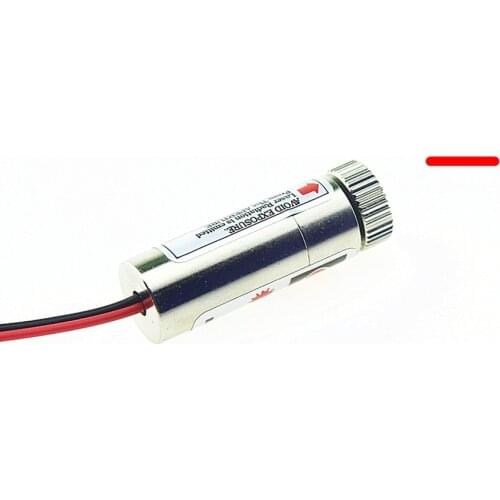 Smarian Hot Sale 1pcs Head Glass Lens Focusable Industrial 650nm 5mW Red Laser Module 3 shapes cross/line/point teaching board