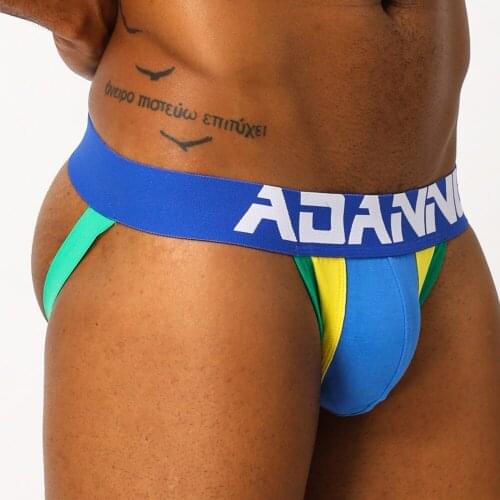 New Arrival Brand Men Fashion Sexy Jockstrap Thongs Briefs Cuecas Calzoncillos Hombre Slip Cotton Mens Panties G-Strings Thongs