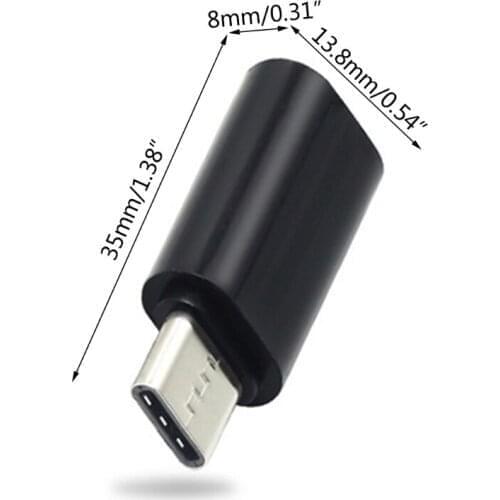 Universal 3.5mm Aux Adapter to Type C Data Cable 39.37inch T Data Transfer Cable Cord Used forAll Type-C Plug