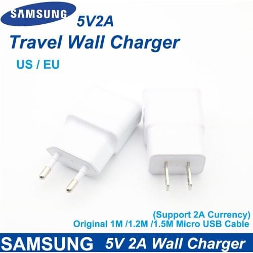 5V2A Charger for Samsung Charger EU Plug Adapter Micro USB Cable for Galaxy S6 S7 edge J1 J3 J5 J7 A3 A5 A7 A8 2016 Note 5 4