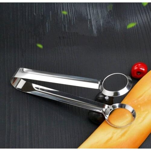 1PC Kitchen Cooking Tools 2pcs/lot Creative Stainless Steel Egg Tong Egg Clip Kitchen Gadgets LB 090