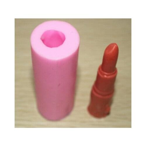 1 pcs Lipstick shape cake decoration mould polymer clay mold FM