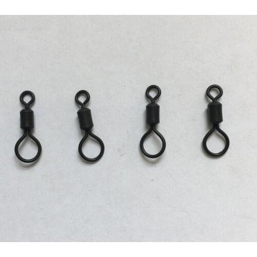 100 x Large / Big Eye Swivels-Fits Safety Lead Clips-Carp Terminal End Tackles