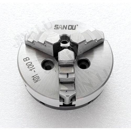 3 Jaws Manual Lathe Chuck K01-100B 100mm 3-M6