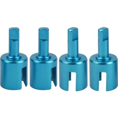 4pcs 1/10 RC Aluminum TT01 Gearbox Joint Cup for Tamiya TT-01 TT-02 Universal Shaft 54477 DrIft On Road Car Parts