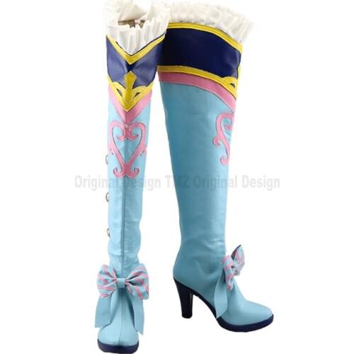 Aikatsu! Amahane Madoka Cosplay Shoes Boots Halloween Carnival Cosplay Costume Accessories