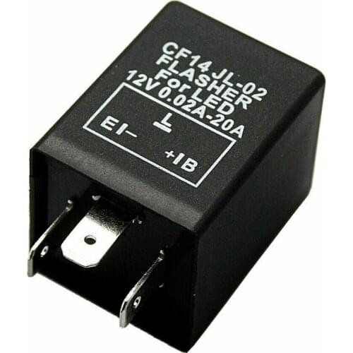 Automobile LED Indicator Relay CF14 Load-independent 12V 3-pin Electronic Flasher Automobile Car Relay Flasher 29*29cm