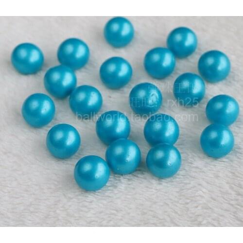 Free shipping 50pcs/lot 1.6cm 16mm Lake blue Opaque glass ball marbles Rainbow beads colorful pieces filial pearl beads