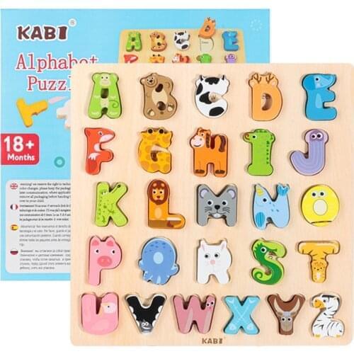Wooden Building Blocks Toys Montessori Math Toy Digital Letter Puzzle Cognition Board Kids Wood Toy Learning Resources Kids Gift