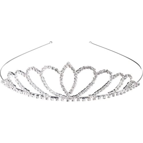 Girl Headband Crown Rhinestone Hair band hoop Tiara Children Kid Party Princess hair accessories Headwear girls