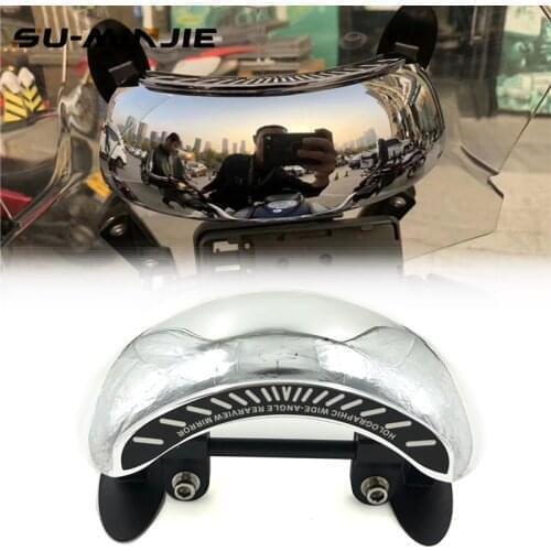 For Kawasaki Versys1000 Versys650 Versys300x KLR650 Motorcycle 180 Degree Safety Rearview Mirror Give Full Rear View mirrors