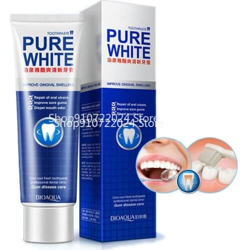 2pcs Chinese Herbal Mint Toothpaste Fresh Breath Improve Sore Gums Repair Of Oral Ulcers Dispel Mouth Odor Remove Yellow Spot
