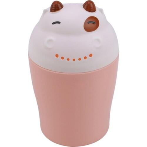 Creative Childrens Bathroom shower Shampoo Cup Newborn Cute Cartoon Cow Shaped Shampoo Cup Bath Spoon Bath Water Spoon Rinser
