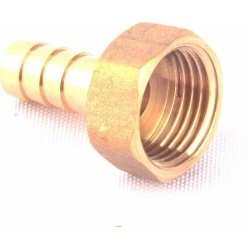 10pcs 1/2 Inch to 10mm Brass Adapter Hose Pipe Quick Connector Garden Irrigation Female Thread Brass Fitting