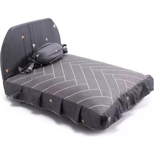 Mini Dog Bed Dual Use Warm Luxury Sleeping Pad For Pet Non-Slip Breathable Washable Mat Blanket