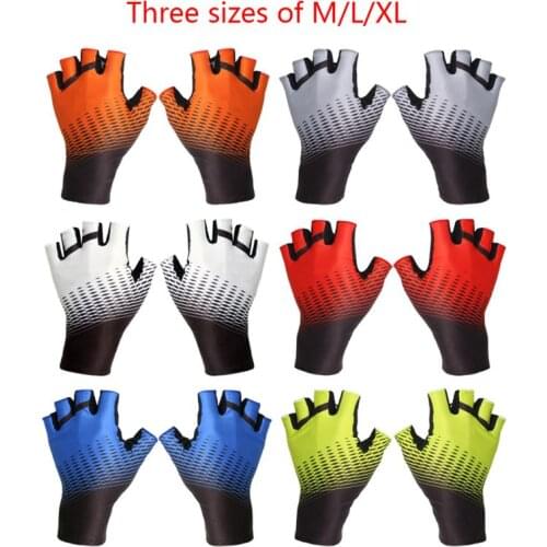 New Summer Unisex Anti-Slip Cycling Gloves Half-finger Sport Shockproof MTB Touch Screen Bicycle Gloves Breathable Bike Glove