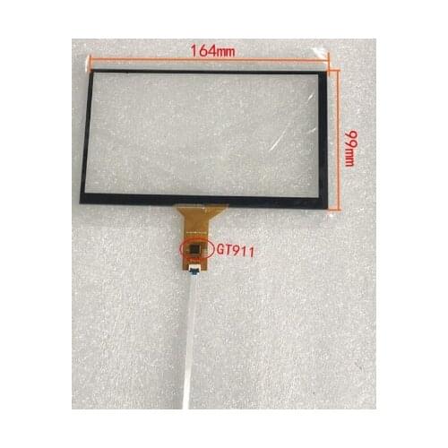 New 7'' 165*100 164*99 GT911 new 7 inch car DVD navigation capacitive touch Screen digitizer touch panel