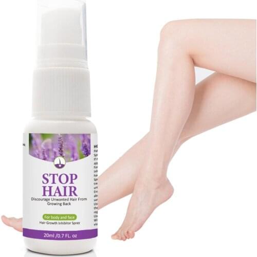 Permanant Hair Growth Removal Inhibitor Spray Beard Bikini Intimate Legs Body Armpit Painless Facial Stop Hair