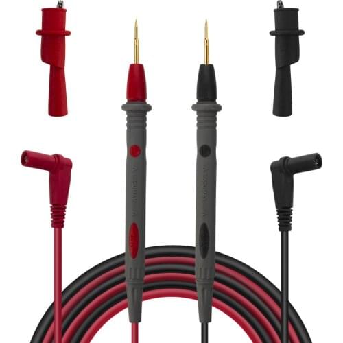 ANENG PT1008 20A 1000V Silicon Rubber Wire Retardant Gilded Sharp Needle Probe Digital Multimeter Test Lead
