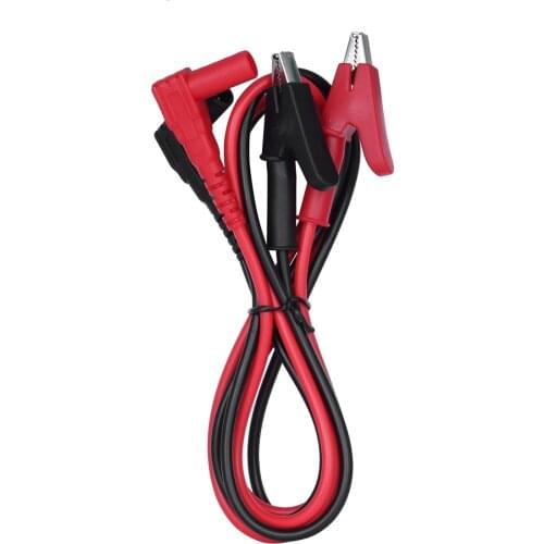1 Pair 20A Alligator Clip Multimeter 4MM alligator Test Cable Connector cord length 90CM For Multimeter Measure Tool