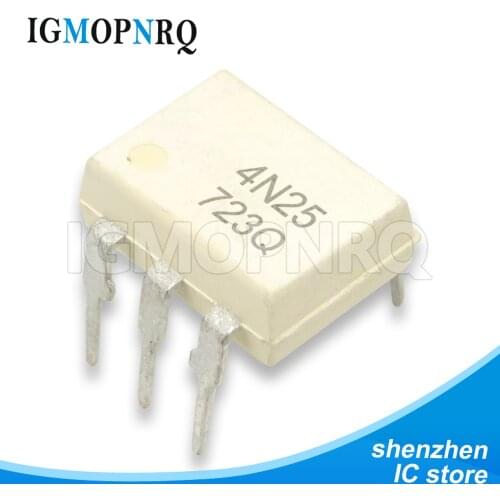 10PCS 4N35 DIP6 Transistor output optocouplers Phototransistor Out New