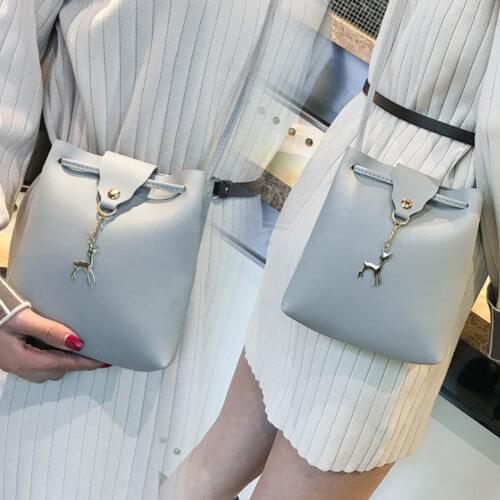 PU Leather Mini Shoulder Bag Fawn Crossbody Messenger Handbag Purse Clutch Bag Solid Crossbody Bags For Women Bags For Women New