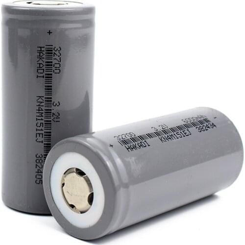 32700 Lifepo4 3.2V 6000mah Rechargeable Battery Cell Max 60A Discharge Current For E-bike Scooter UPS Backup Power Solar System