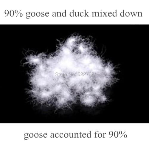 Free shipping 90% white goose & duck mixed down/ goose accounted for 90% /fill power 800/comforter and jacket filler/ 1lb price