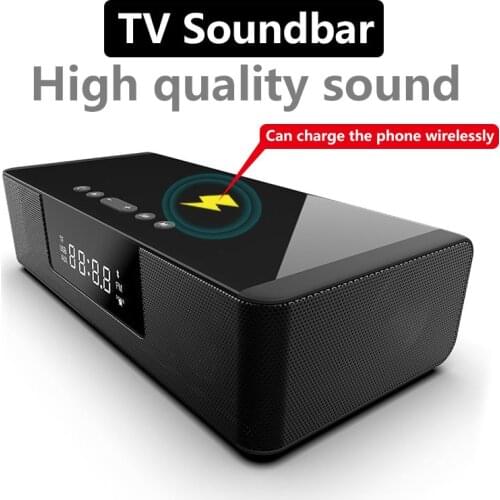 20W High Power Wireless Bluetooth Speakers for Computer TV Column Soundbar Subwoofer Home theater Acoustic Music Center FM Radio