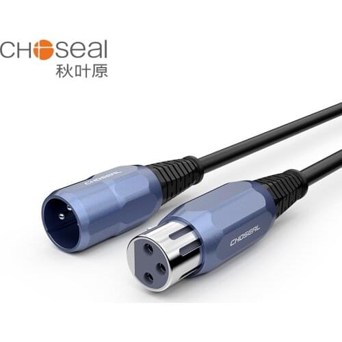 CHOSEAL XLR Cable XLR Male to XLR Female Balanced 3 PIN XLR Microphone Cable For Radio Station Speaker Systems