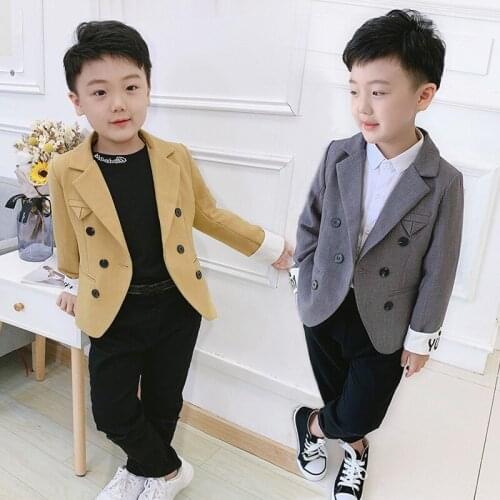 Flower Boys England Jacket+Pants 2Pcs Clothing Set Gentleman Kids Formal Wedding Suit Children Performance Party Dress