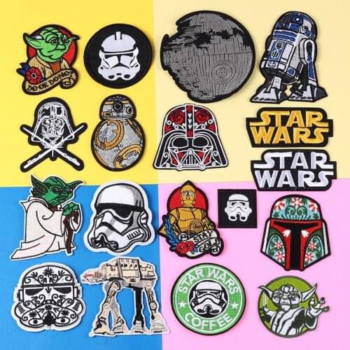 Disney star wars patch embroidery Yoda baby patch clothing ironing patch clothing patch stitch clothing decorative cloth