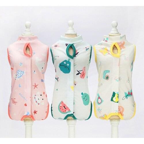 Cat Surgical Clothes Recovery Suit Pet Surgery Costume Vest for Abdominal Anti Pets Licking Wounds Clothing For Small Dogs Cats