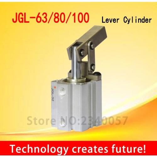 JGL lever cylinder belt magnetic JGL-63 JGL-80 JGL-100mm Pneumatic Clamping Rotary Cylinder