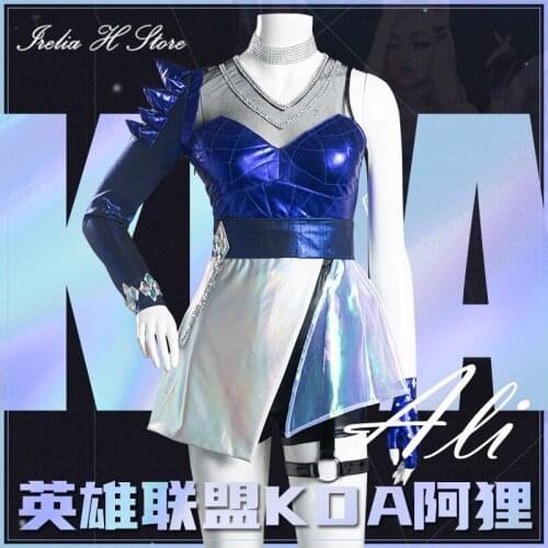 LOL KDA ALL OUT Ahri Cosplay Costume THEBADDEST ahri cosplay costume