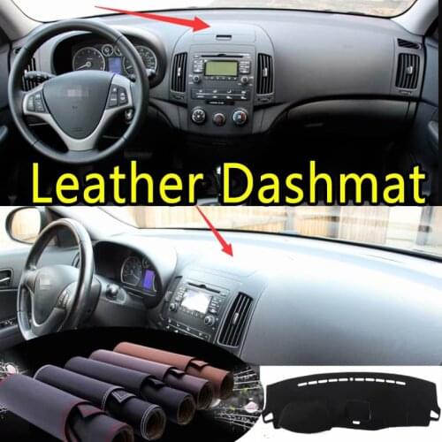 For Hyundai I30 Elantra Touring 2007 2008 2009 2012 Leather Dashmat Dashboard Cover Dash Mat SunShade Carpet Custom Car Styling