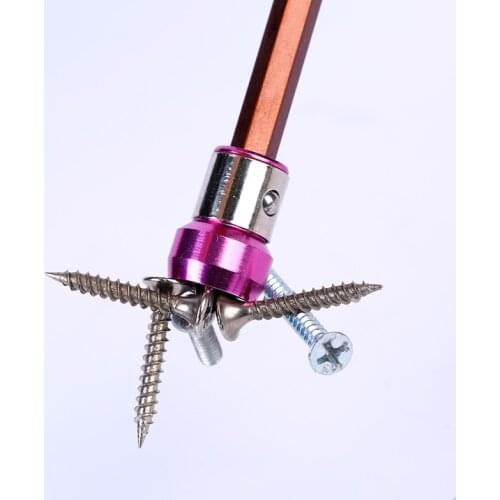 Screwdriver Head Magnetic Ring Magnetic Bit Holder Alloy Electric Magnetic Ring Screwdriver Bit Anti-Corrosion Strong Magnetizer