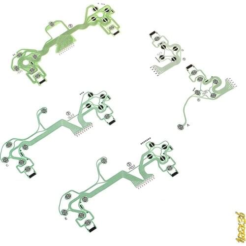 New PS4 Dualshock 4 Pro Slim Controller Conductive Film Keyboard Flexible Cable PCB Hot Replacement Button Ribbon Circuit Board