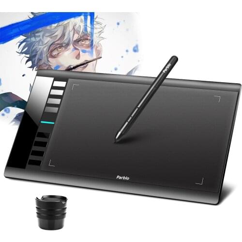 Original Parblo A610 V2 Digital Graphics Drawing Tablet Battery-free Pen 8192 Pen Pressure 10x6" Art Tablet Painting 5080LPI