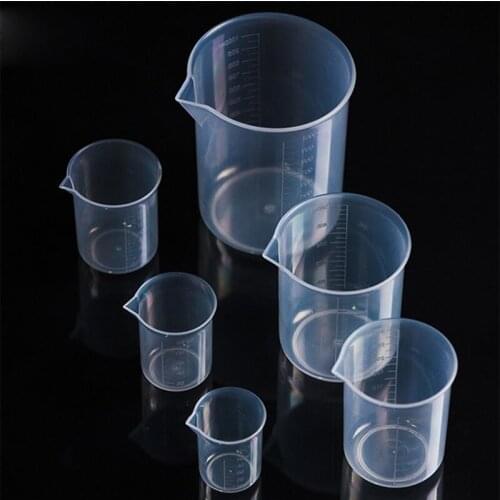 10pcs Plastic Measuring Cup 50ml Jug Pour Spout And Kitchen For Teacher Laboratorio Studnets And Stationery Tool Quimico