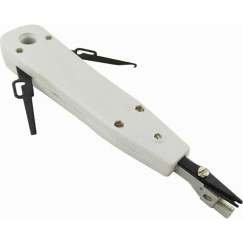 Wire Punch Down Tool Adjustable Sensor Assembly Punch Crimping Devices Net Cable Impact Wide Application for RJ45 Cat5 Network