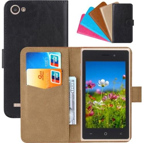 Luxury Wallet Case For FinePower C3 PU Leather Retro Flip Cover Magnetic Fashion Cases Strap