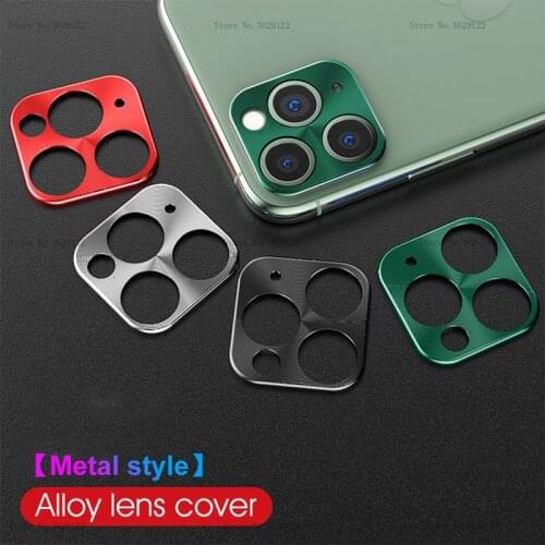 For iPhone 11 Pro Camera Lens Protector Ring Plating Aluminum For iPhone 7 8 Plus X S XS Max XR Back Camera Lens Case Cover Ring