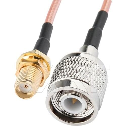 Factory sales RF Coaxial cable TNC to SMA connector TNC male to SMA female Jack RG316 Pigtail cable 15cm fast ship