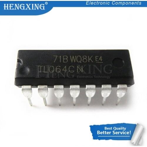 10pcs/lot TL064CN DIP-14 TL064 DIP14 064CN DIP TL064CP In Stock