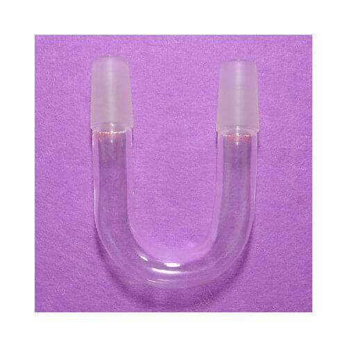 24/40,U-Shape Glass Connecting Adapter,U-Tube,Both End Male Ground Joint