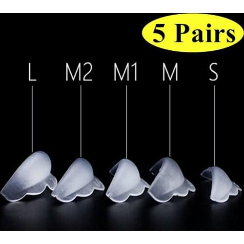 5 Pair Silicone Eyelash Perm Pad Recycling Lashes Rods Shield Lifting Professional Comfortable Eyelash Curler Tools